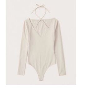 Abercrombie & Fitch Women's Multiway Cotton Seamless Fabric Bodysuit